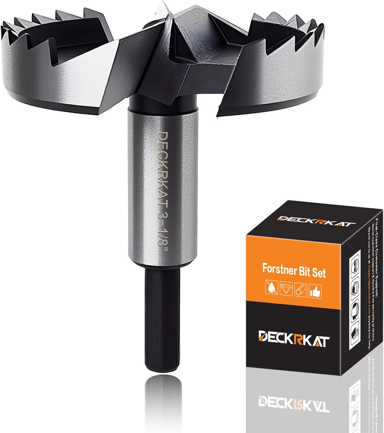 Brocas Forstner 3-1/8pulg para madera vástago hexagonal