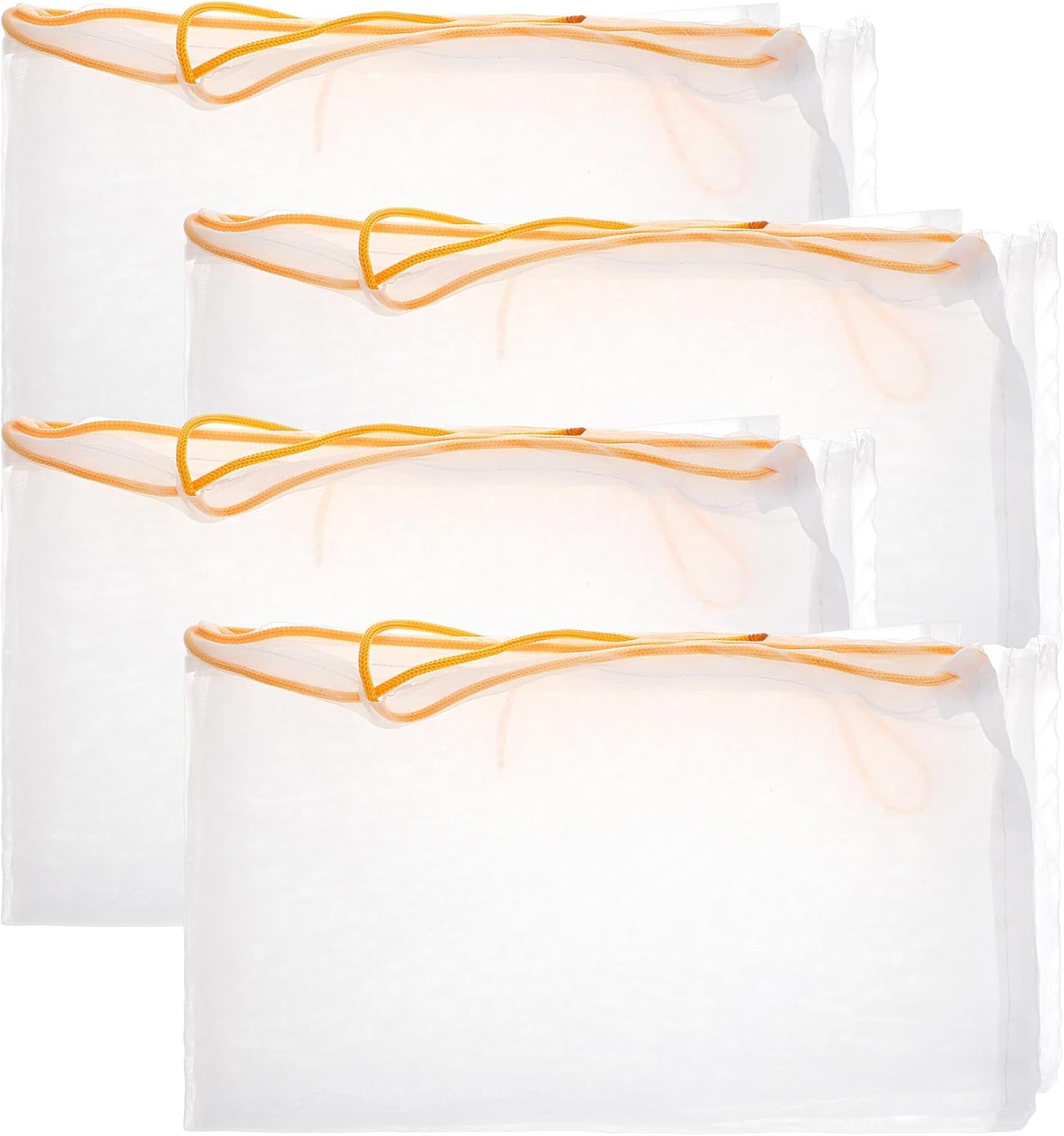 4 bolsas estopilla para colar queso y miel con cordón ajustable