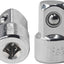 Adaptadores enchufe 1/4 pulg hembra a 1/2 pulg macho acero CR-V
