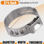 120 Abrazaderas Acero Inox 304 Comp 3/4pulg Automoción