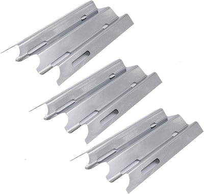 3 Pzas repuesto placa calor acero inox para quemador barbacoa VM400