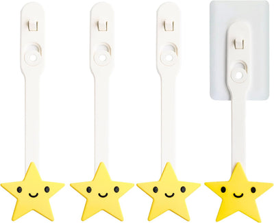 Extensor interruptor luz estrella amarilla para niños set 3
