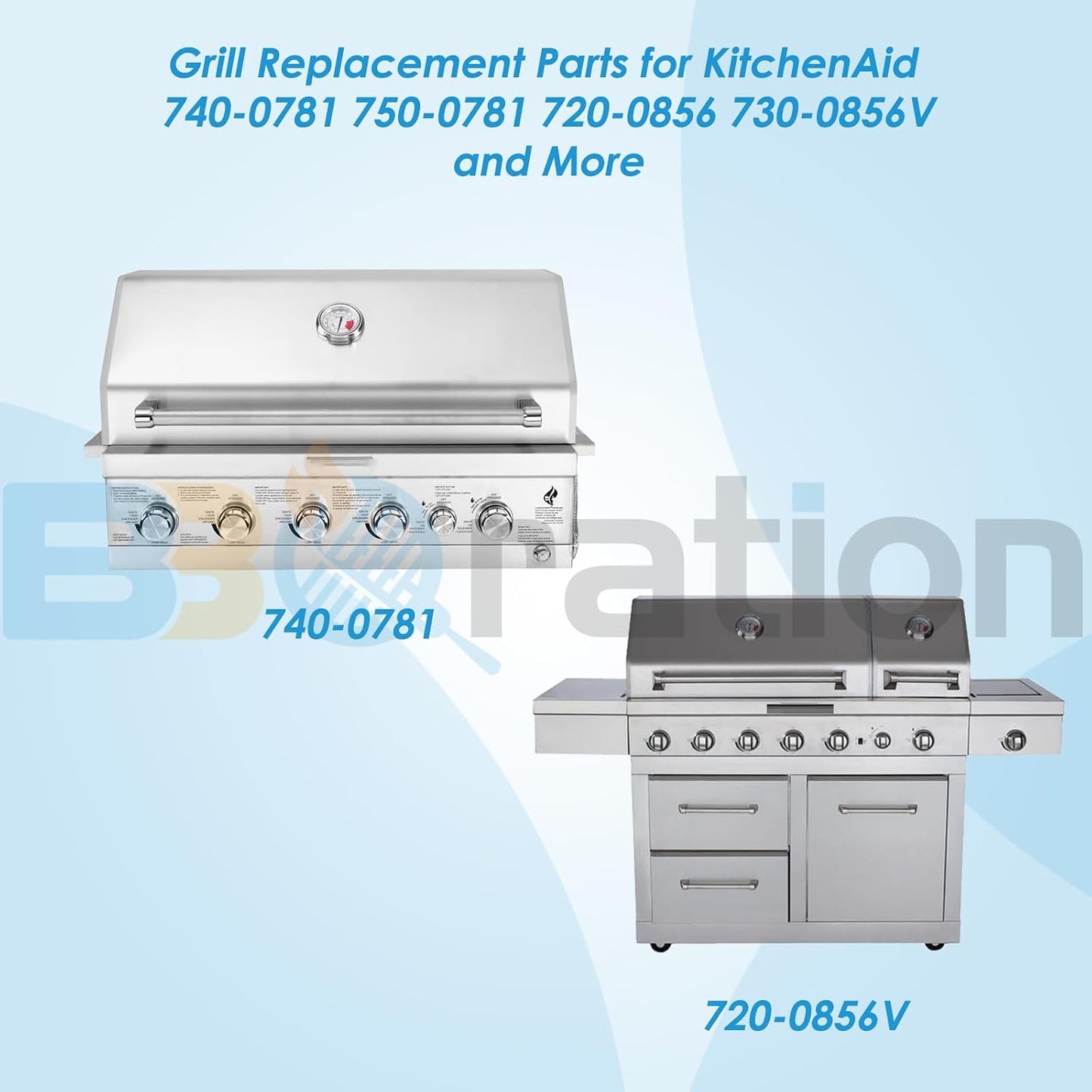 Rejilla acero inox KitchenAid 740-0781