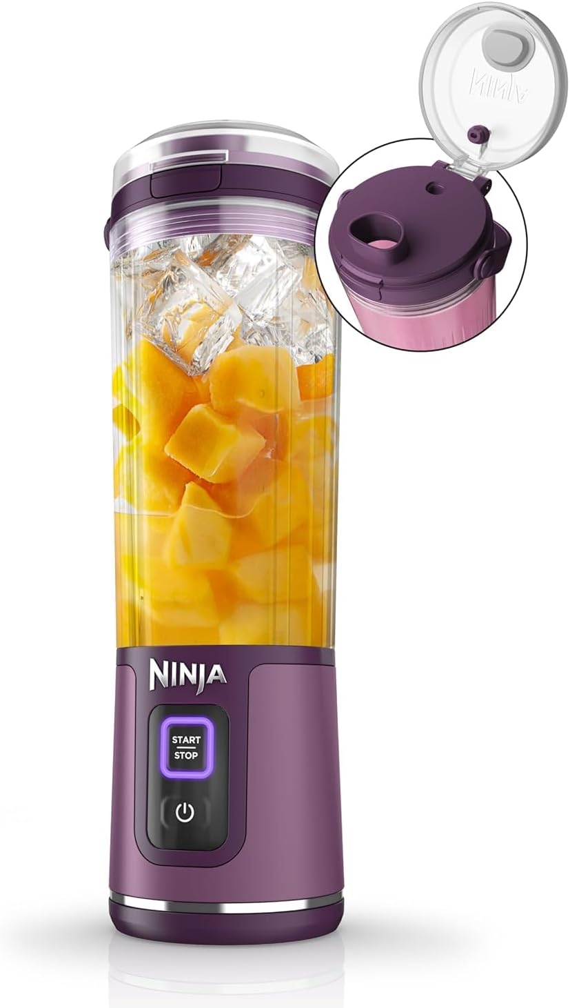 Licuadora portátil inalámbrica 18oz sin BPA recargable USB-C
