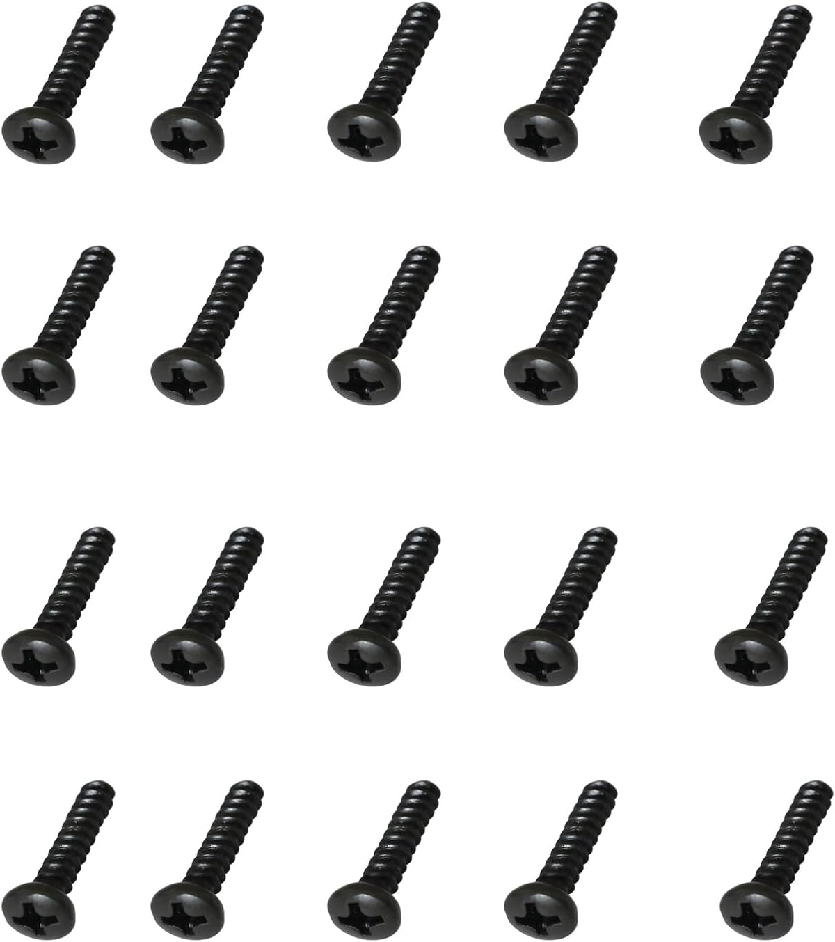 20 Pzas Tornillos para Herramientas Eléctricas 4x22x7mm Acero