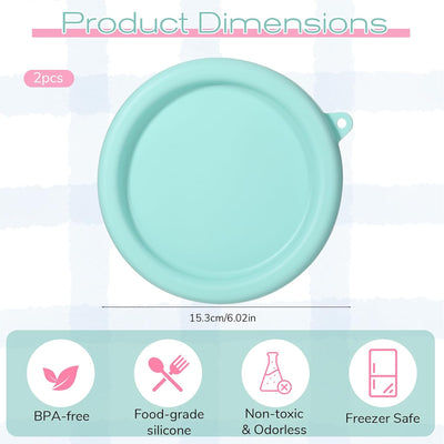 Tapas de silicona para máquina de helados Dash My Mug 5.9 pulgadas