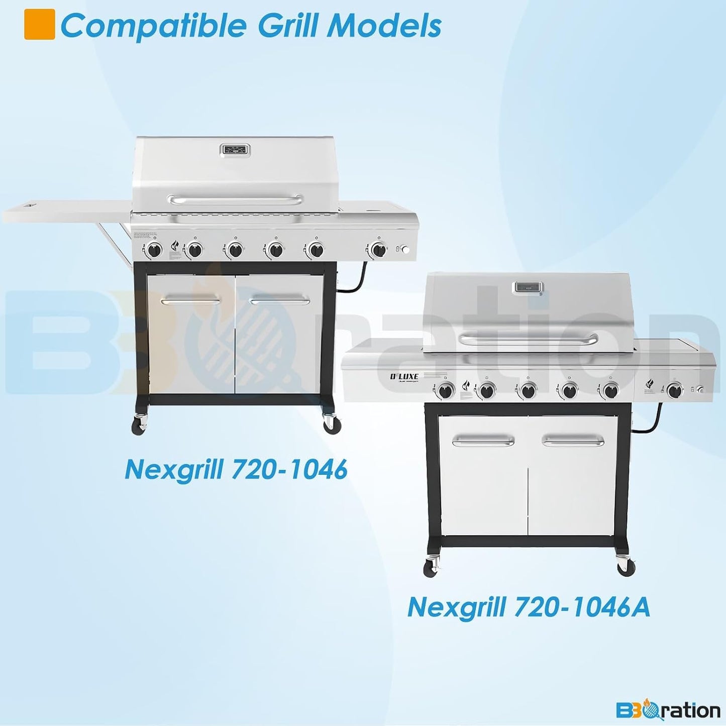 Repuesto rejilla y escudo térmico Nexgrill 720-1046