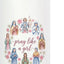 Botella de agua acero inoxidable aislada con flores para mujer santidad católica