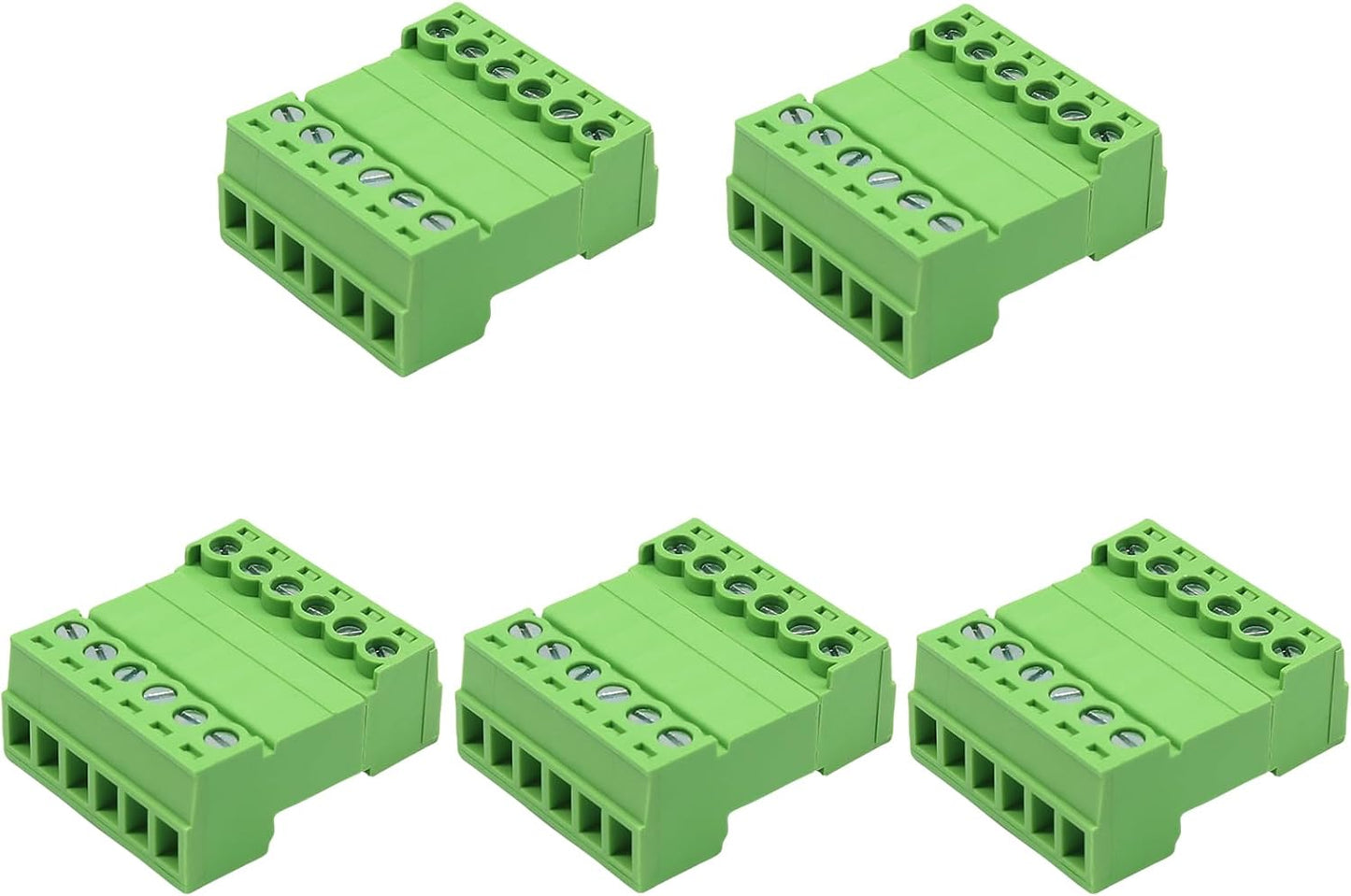Set 5 Conectores Bloque Terminal 3.81mm para PCB 28-16AWG