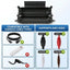 Pack 3 fundas seguridad cable exterior sello impermeable IP54
