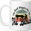 Taza de cerámica para pianista retro blanco
