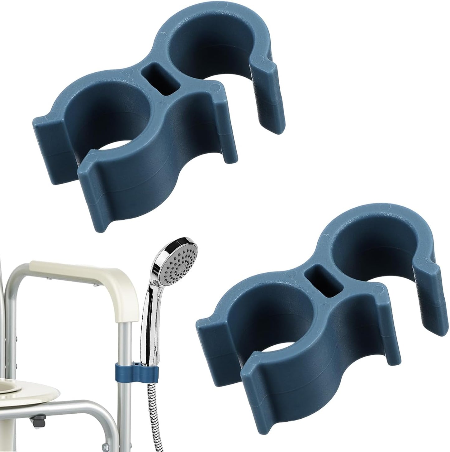 2 Soportes Manguera Ducha Universal para Silla Baño