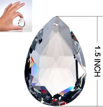 10 Colgantes Cristal 1.5pulg Prismas Ventanas FengShui