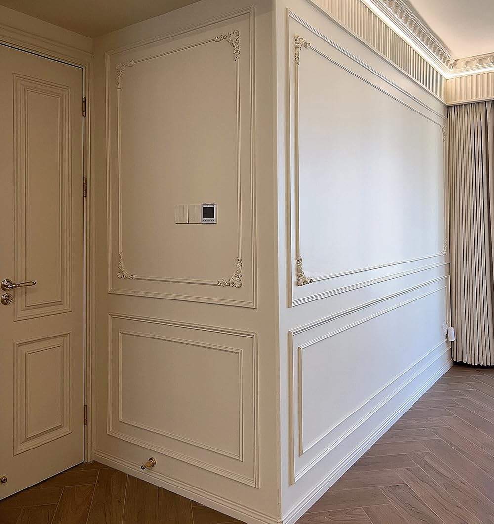 Moldura pared paneles rígidos pintables para silla sala dormitorio