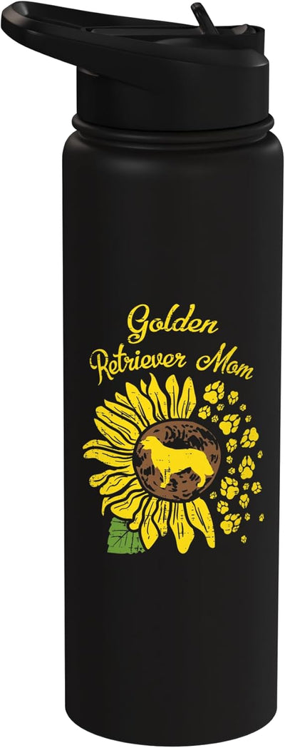 Botella agua acero inox aislada regalo para dueñas de perros