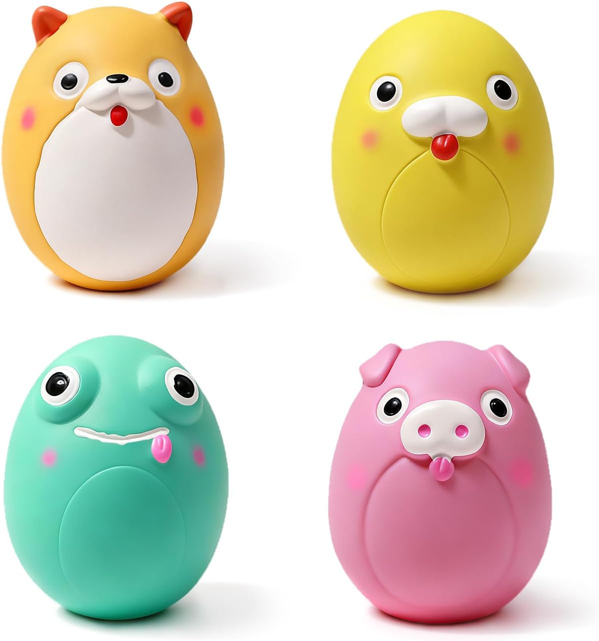 Bolas chirriantes látex para cachorros pequeños