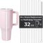 6 Popotes Reutilizables para HydroJug 32oz con Cepillo