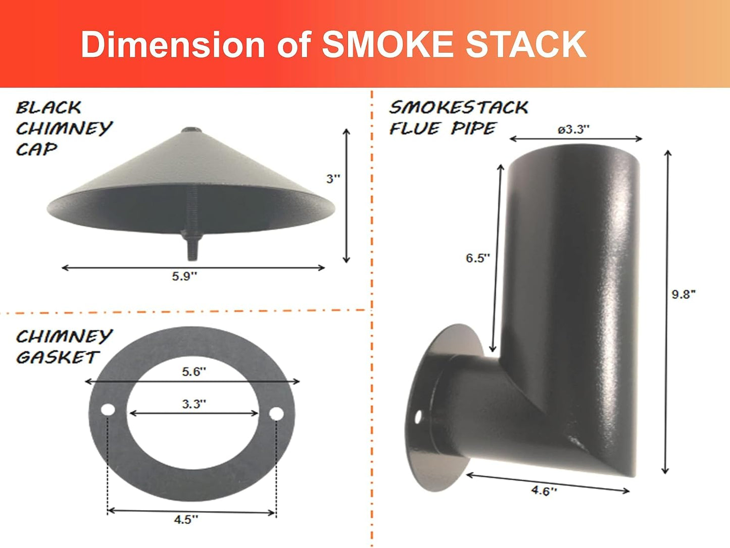 Pila humo parrilla pellets Traeger 22/34 chimenea Pit Boss 700