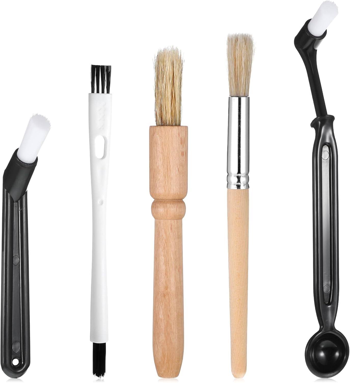 Set 5 Pzas Cepillo Cafetera Espresso Profesional
