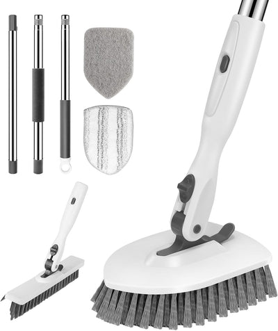 Limpiador suelo 4en1 cepillo ducha V 3 cabezales baño cocina