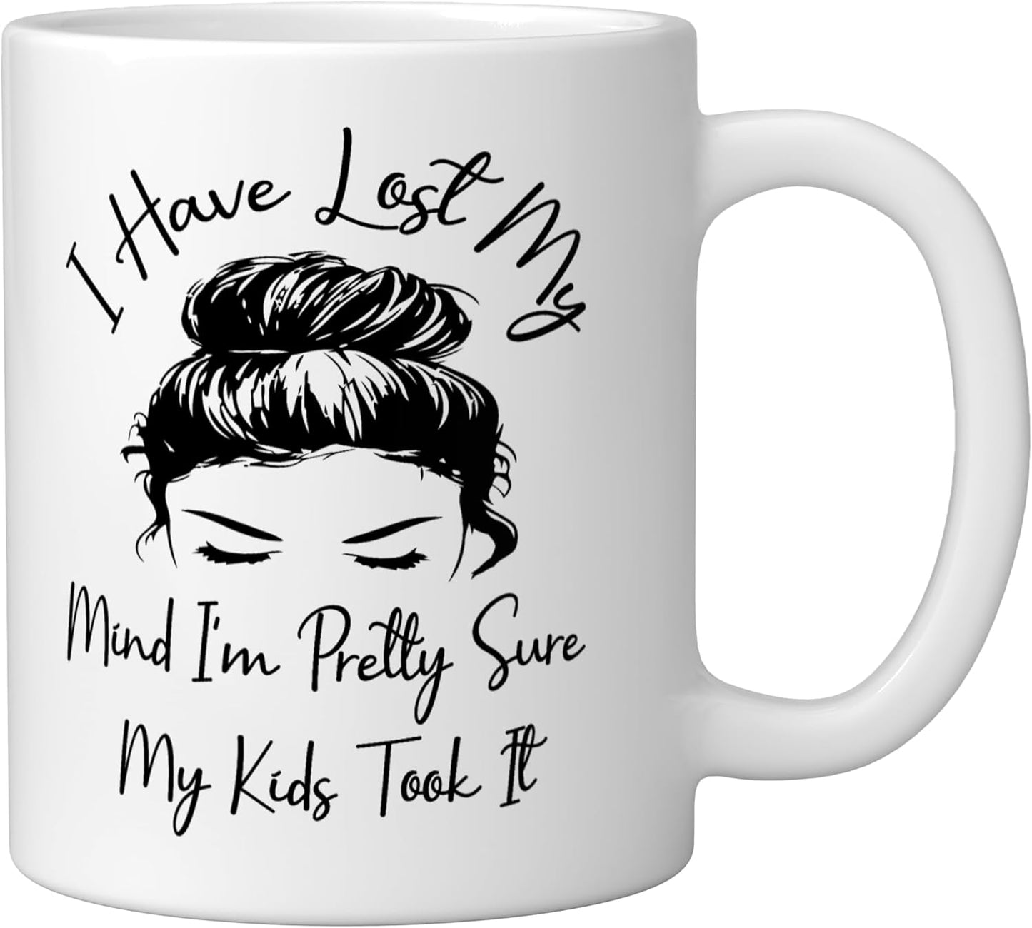 Taza de cerámica para madre blanca