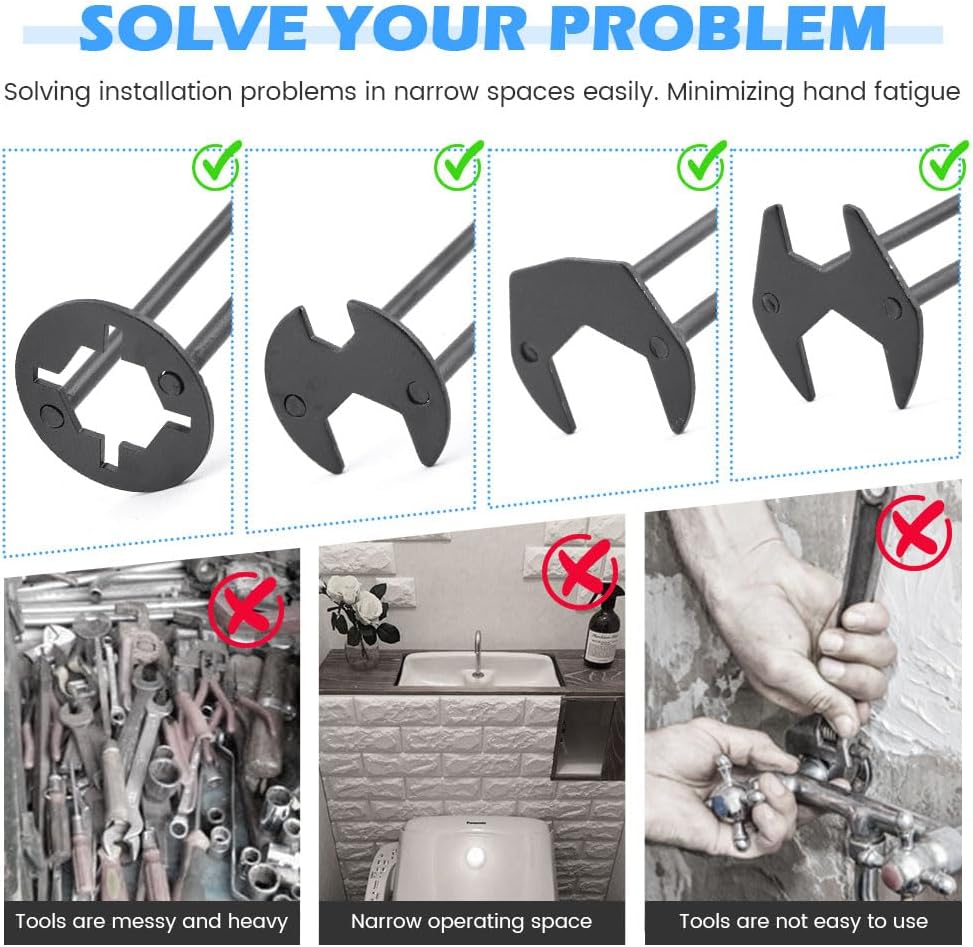 Llave multifuncional para lavabo 2 Pzas cocina baño