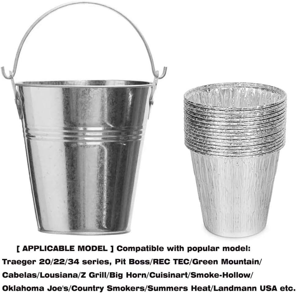 Repuesto cubo grasa Traeger Pro 22/34/575 resistente 5qt
