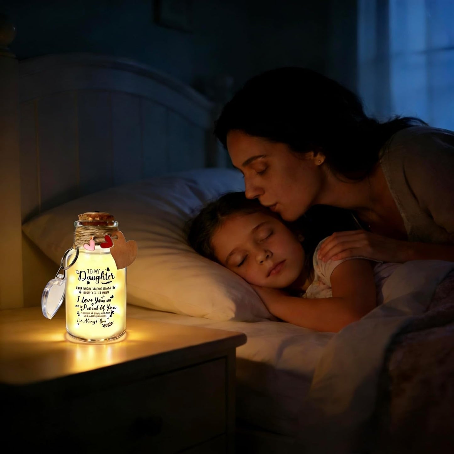 Tarro luz nocturna regalo para hija