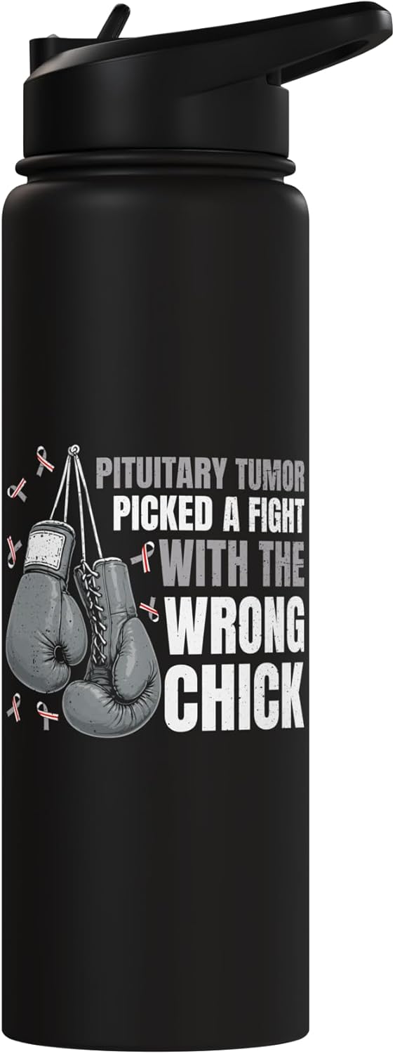 Botella de agua aislada acero inoxidable Pituitary Tumor Warrior