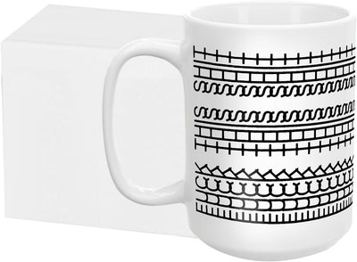 Taza de café con mensaje oculto 15 oz regalo único de Navidad
