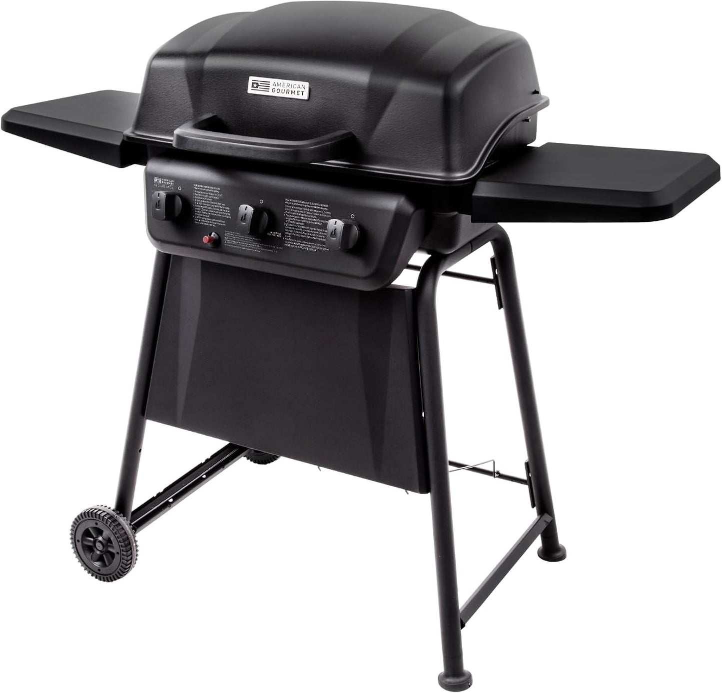 Parrilla gas acero inox 3 quemadores convección propano