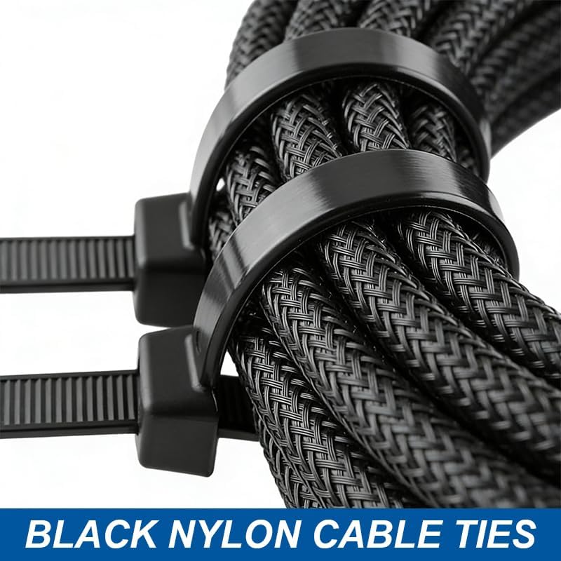 100 Pzas Cuerdas Nylon AutoBloqueante para Cables