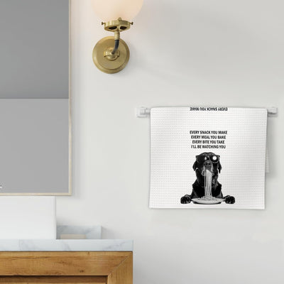 Toalla de cocina divertida para perros, regalo para amantes de los perros