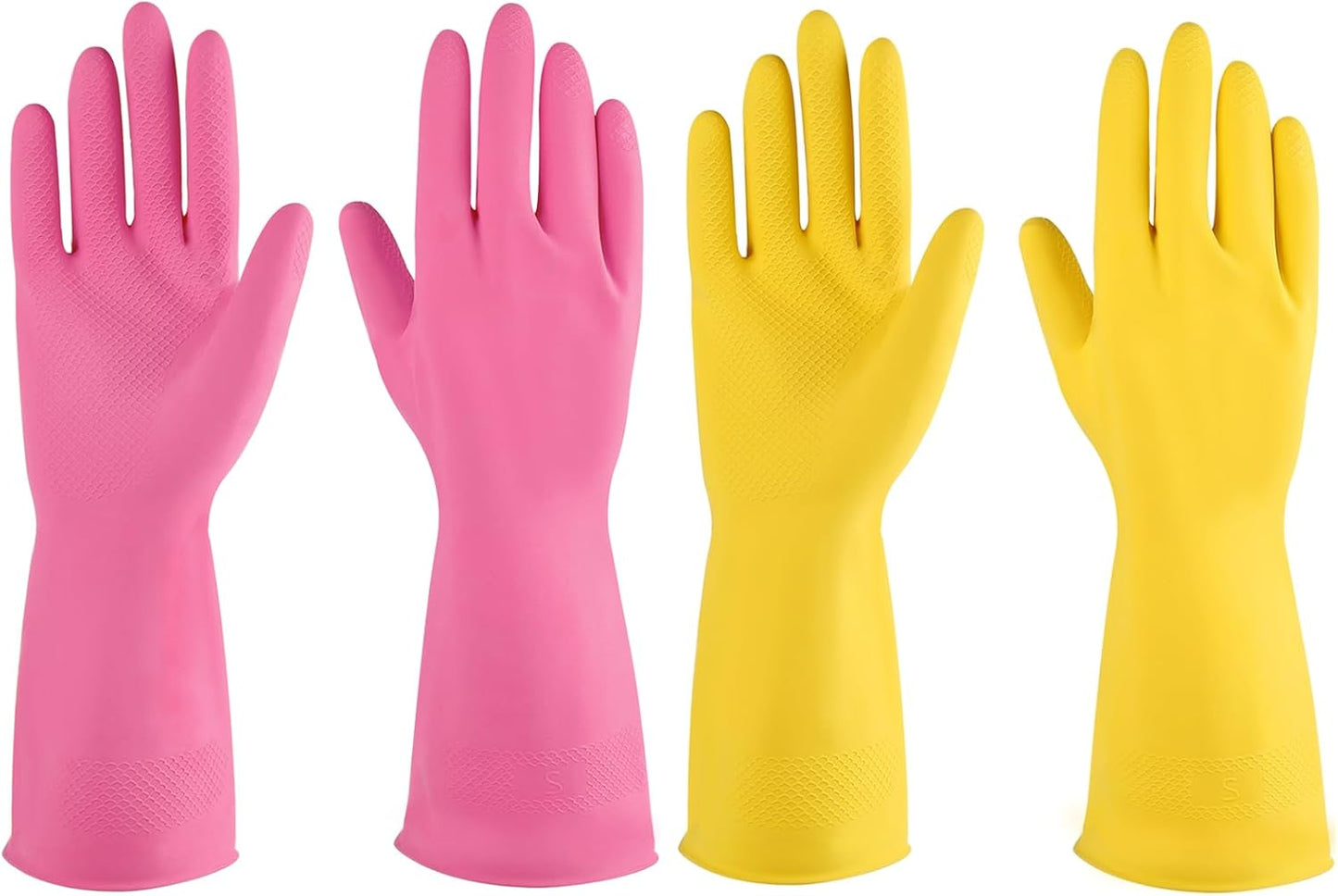 Guantes goma para lavar platos cocina reutilizables
