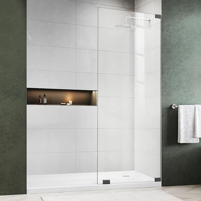 Puerta ducha vidrio fijo 30x78pulg 5/16pulg templado