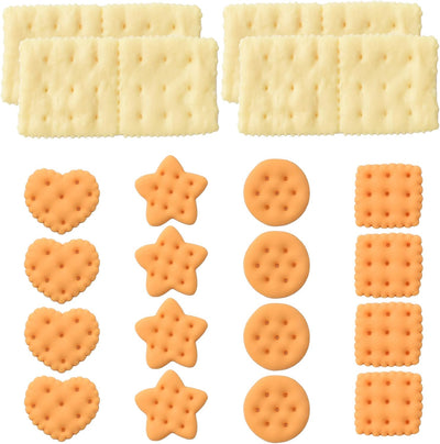 Galletas artificiales 20uds 5 estilos para cocina y exhibición