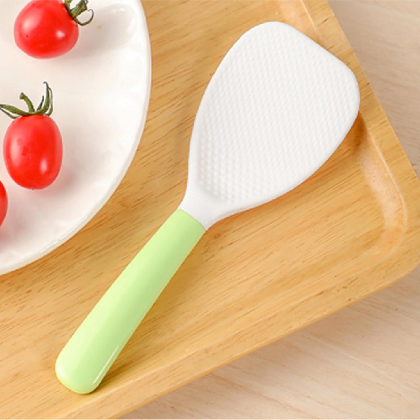 Paleta arroz antiadherente cuchara plástica resistente cocina