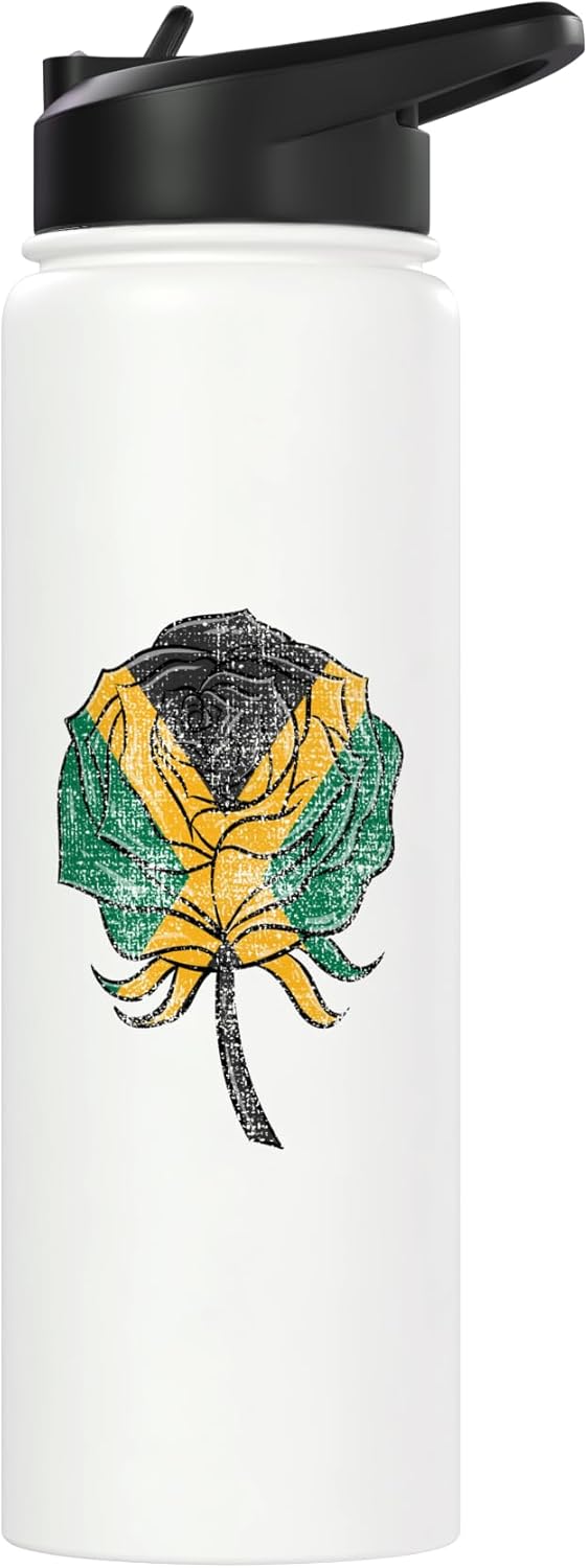 Botella de agua acero inoxidable vintage Jamaica
