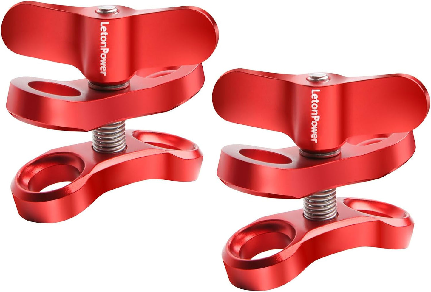 Abrazadera aluminio cámara subacuática 1pulg set 2