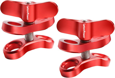 Abrazadera aluminio cámara subacuática 1pulg set 2