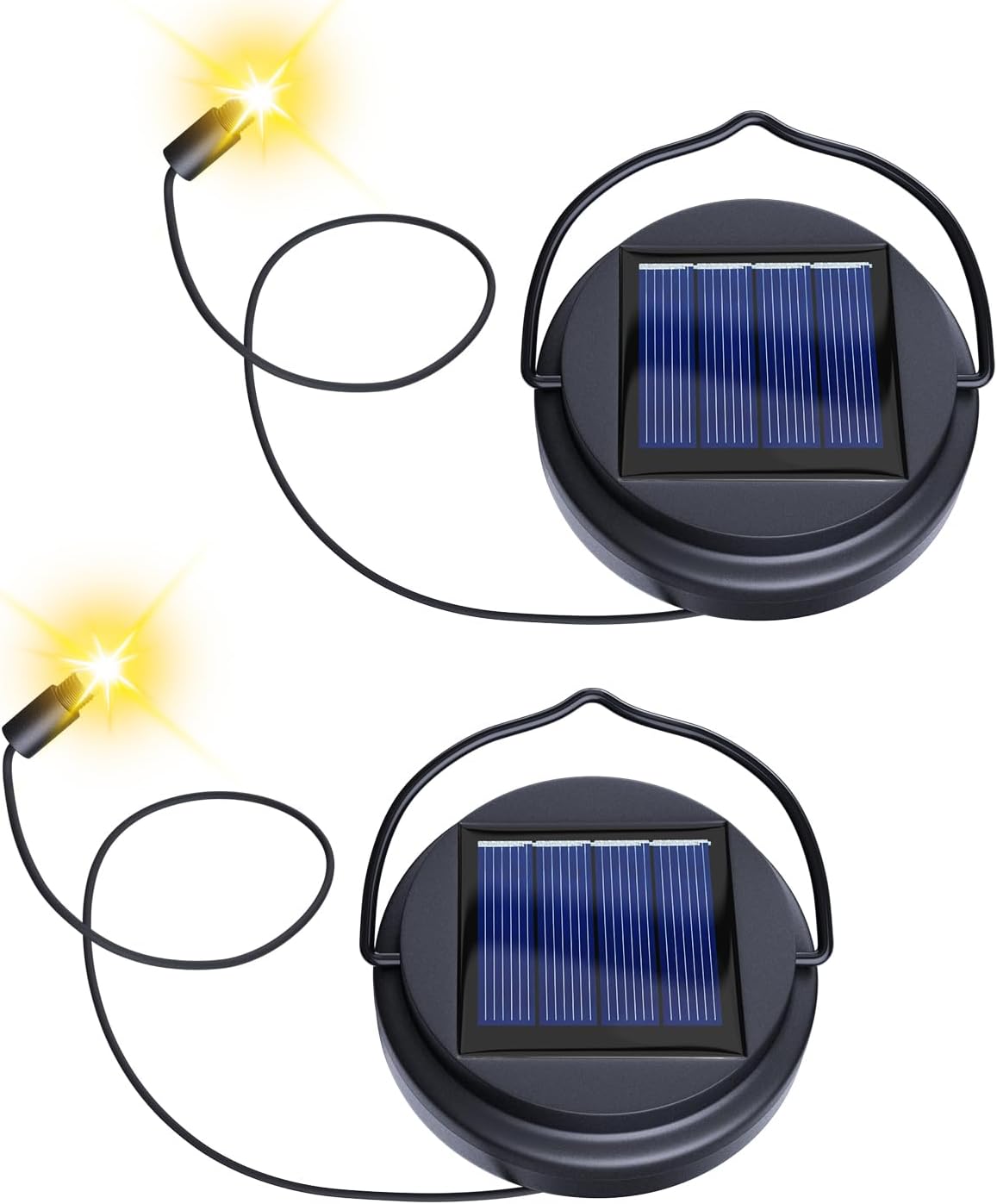 2 Pzas Repuesto Luz Solar Impermeable Decoración Jardín