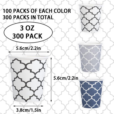 Vasos de papel Clawsoff 3 oz con tapa y 360 vasos de jellshot 2 oz