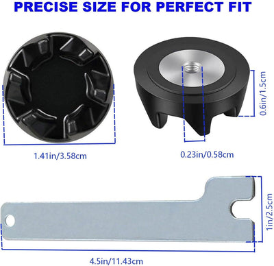 Acoplador licuadora KitchenAid 3 pzas kit llave inglesa