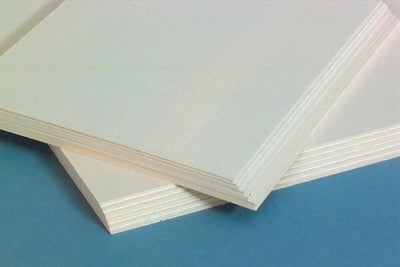 100 Tapetes 11x14pulg Blanco Satinado Defectuoso