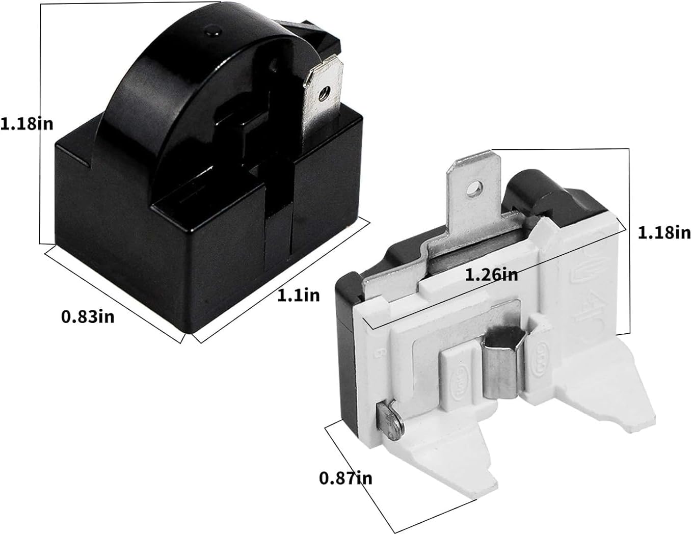 Relé arranque 4.7 Ohm comp para refrigerador LG