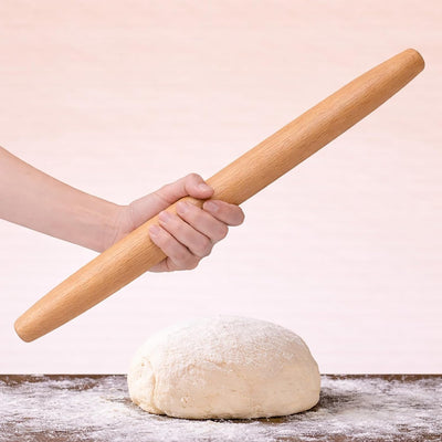 Rodillo francés 17pulg madera antiadherente hornear pizza