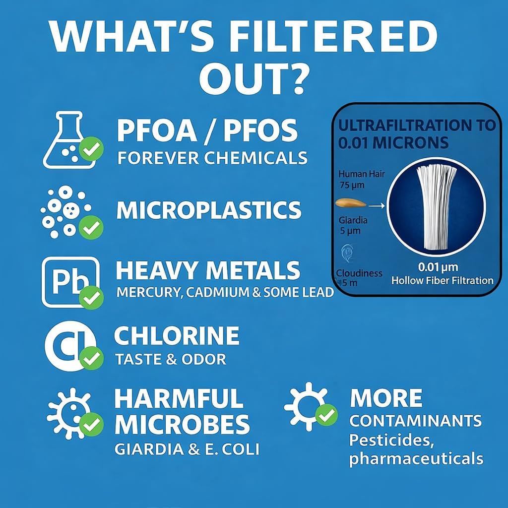 Jarra filtro agua 10 tazas 2 filtros ultrafiltración y carbono
