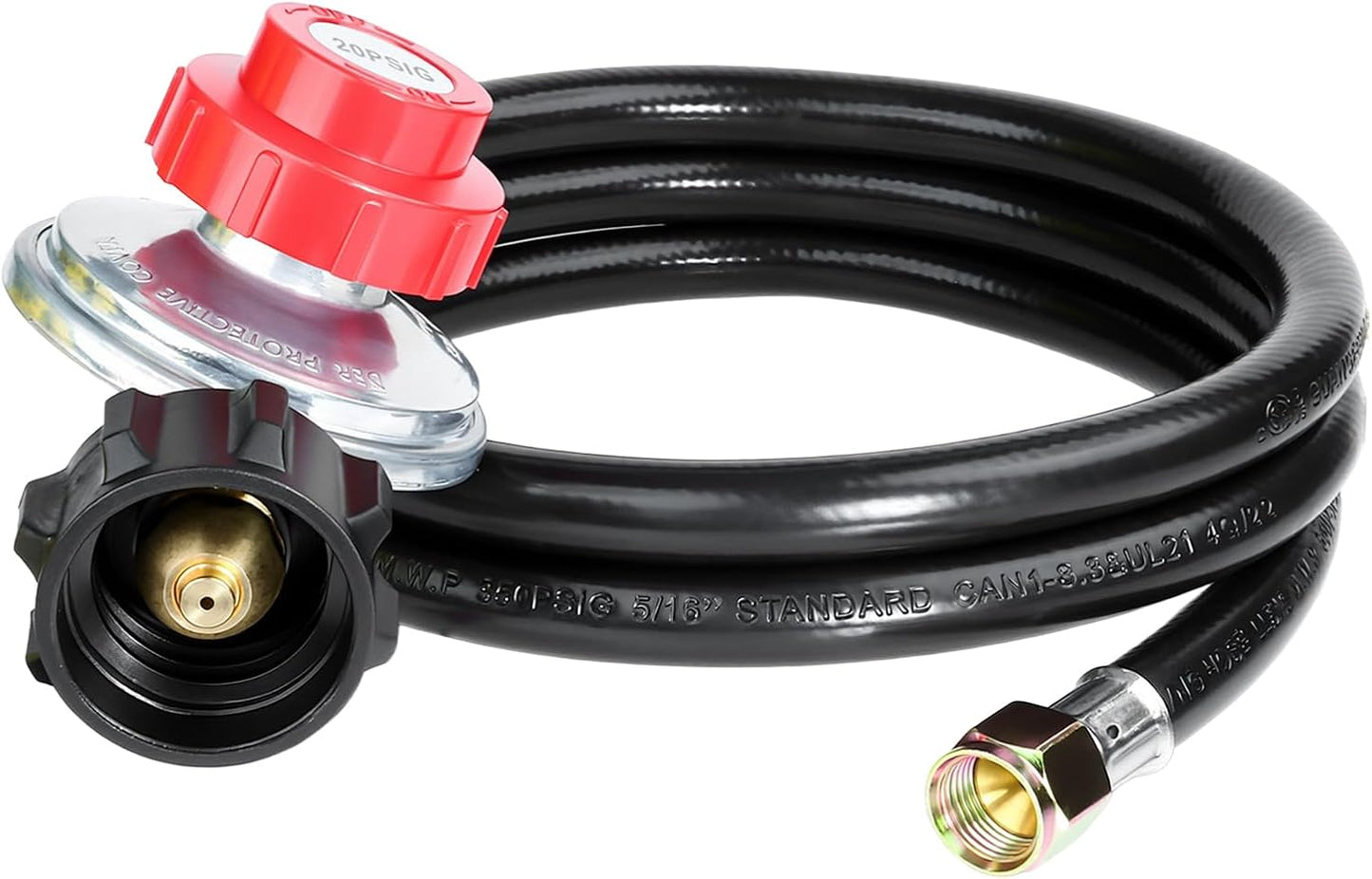 Adaptador manguera propano 5ft regulador 0~20 PSI