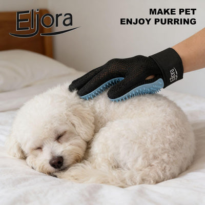 Juego guantes deshedding antideslizante para perros gatos