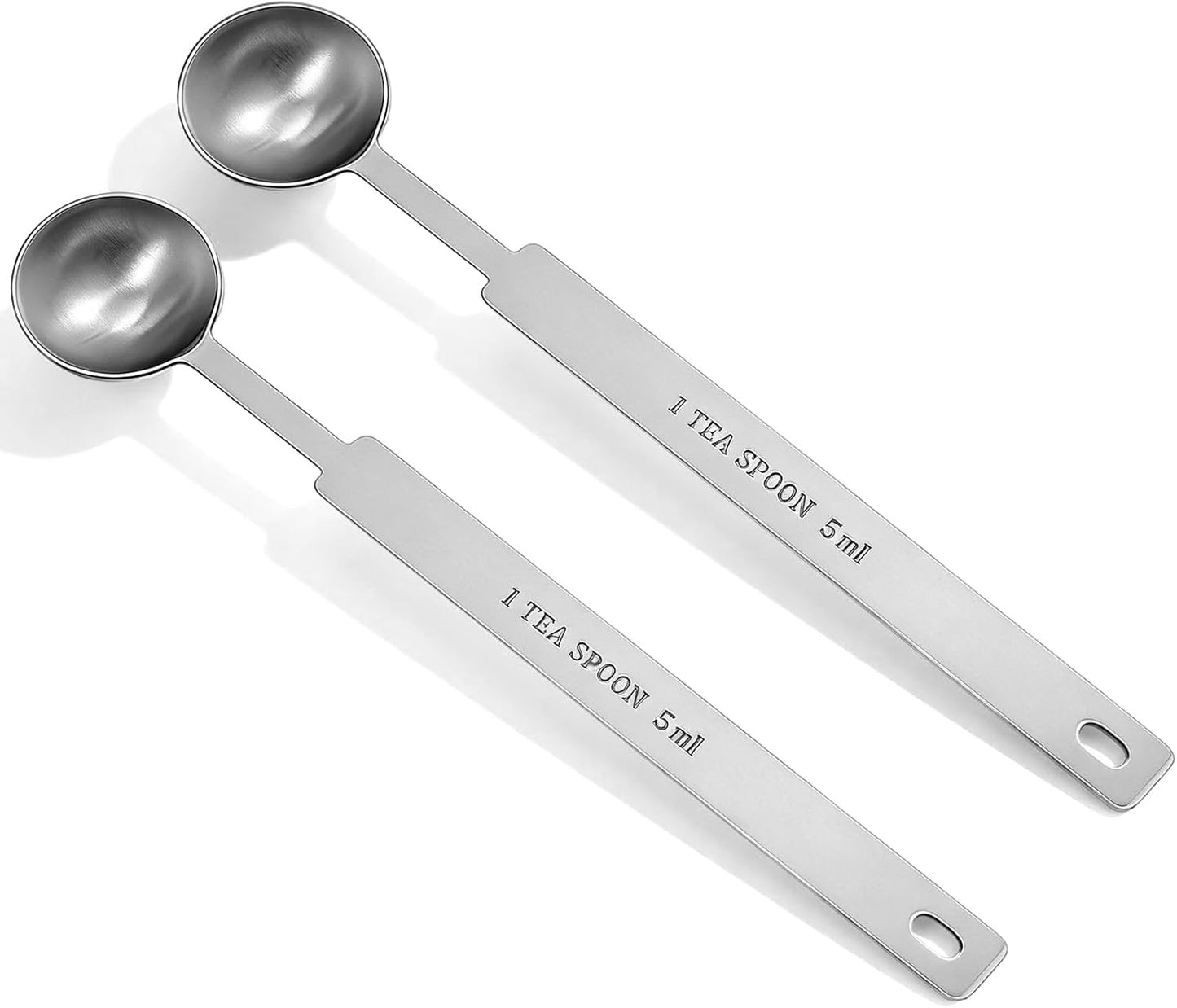 Cucharas medidoras acero inox 0.2 fl oz para cocinar